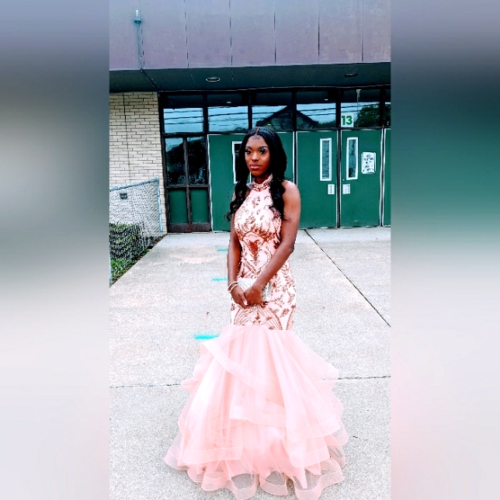 Rose Gold Prom dress